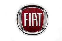 Fiat Emblem (rød, med stift) foto 1