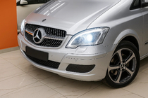 Mercedes Vito W639 2004–2014 Frontgrill Diamond Silver (2010-2014) foto 1