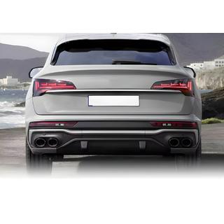 Bagdiffuser (2020-2024, med udstødningstips Black) Audi Q5 2017–2025 foto 2