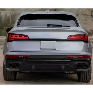 Bagdiffuser (2020-2024, med udstødningstips Black) Audi Q5 2017–2025 foto 3