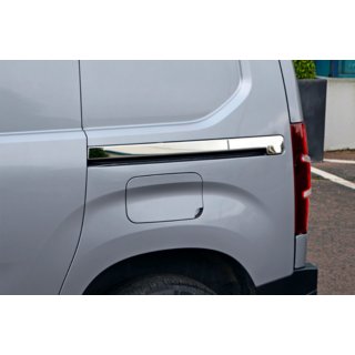 Lister i rustfrit stål til skydedør (2 stk.) Toyota Proace City 2016– foto 2