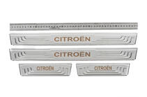 Citroen Universelle dørtrinslister Citroen V-2 (4 stk., rustfrit stål) foto 1