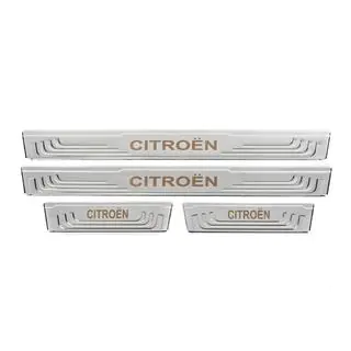 Universelle dørtrinslister Citroen V-2 (4 stk., rustfrit stål) foto 2