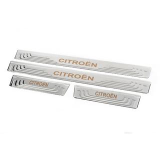 Universelle dørtrinslister Citroen V-2 (4 stk., rustfrit stål) foto 3