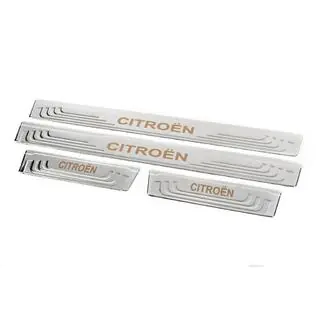 Universelle dørtrinslister Citroen V-2 (4 stk., rustfrit stål) foto 3