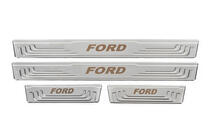 Ford Universale dørtrinslister til Ford V-2 (4 stk., rustfrit stål) foto 2