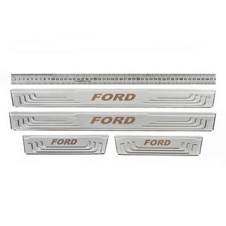 Universale dørtrinslister til Ford V-2 (4 stk., rustfrit stål) foto 1