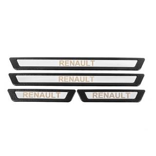 Universelle dørtrinslister til Renault V-3 (4 stk., rustfrit stål) foto 2