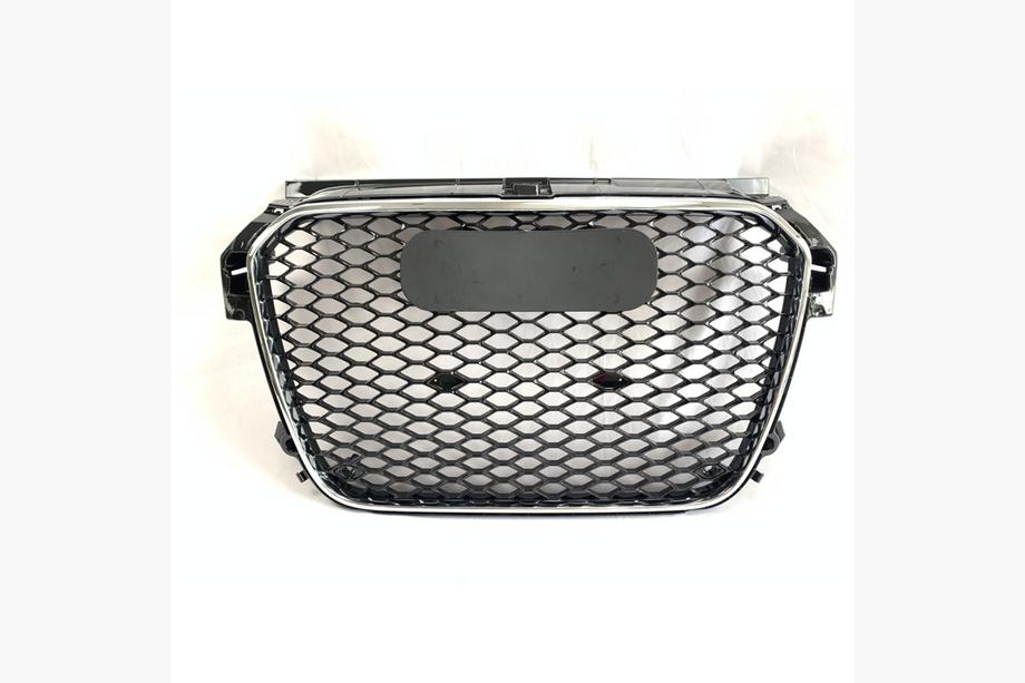 Audi A1 2010–2018 Frontgrill RS-style V-1 (2010-2014, sort med krom) Image