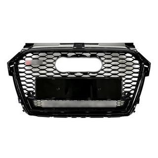 Frontgrill i RS-stil med Quattro-logo (2014-2018, sort) foto 2