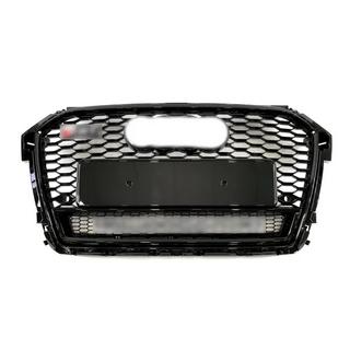Frontgrill i RS-stil med Quattro-logo (2014-2018, sort) foto 1