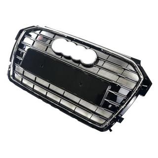 S-style frontgrill (2014-2018, sort med krom) foto 3