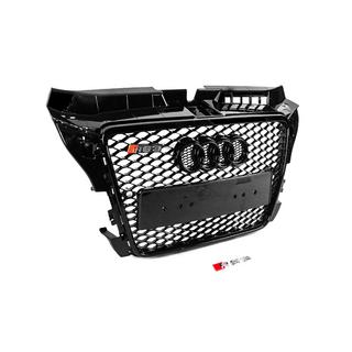 RS-style frontgrill (2008-2012, sort med krom) Audi A3 2003–2012 foto 3