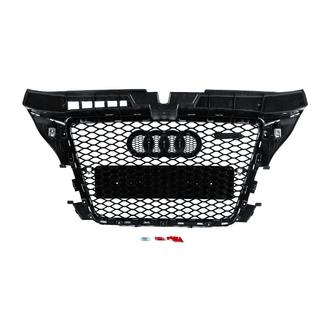 RS-style frontgrill (2008-2012, sort med krom) Audi A3 2003–2012 foto 4