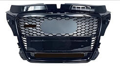 Audi A3 2003–2012 Frontgrill i RS-stil V-2 (2008-2012, sort) foto 1