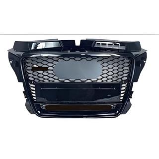 Frontgrill i RS-stil V-2 (2008-2012, sort) Audi A3 2003–2012