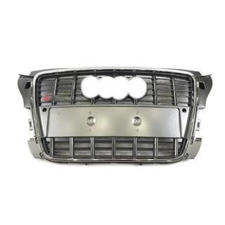 Frontgrill S-style (2008-2012, grå med krom) Audi A3 2003–2012 foto 2