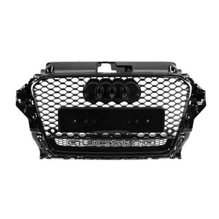 Frontgrill i RS-stil med Quattro-tekst (2012-2016, sort)