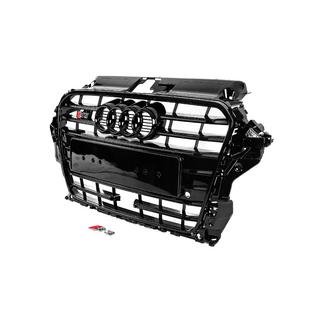 Frontgrill S-style (2012-2016, sort) foto 2