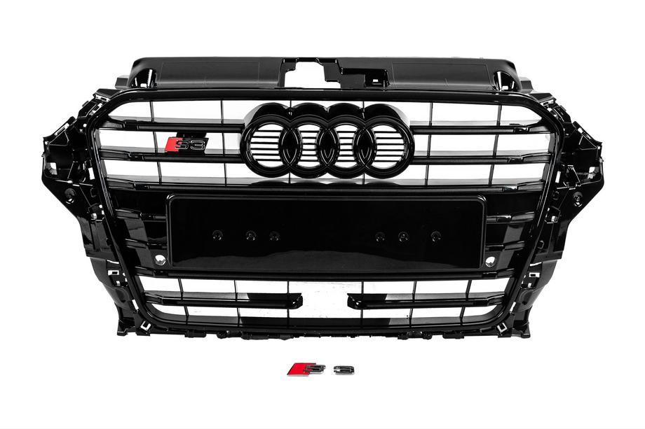 Audi A3 2012–2020 Frontgrill S-style (2012-2016, sort) Image