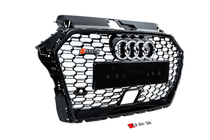 Audi A3 2012–2020 Frontgrill i RS-stil (2016-2020, sort/grå) foto 3