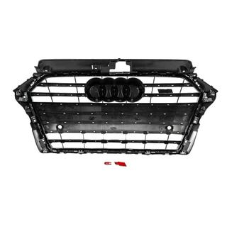 Frontgrill S-style (2016-2020, grå med krom) foto 4