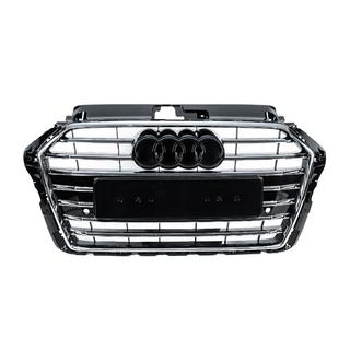 Frontgrill S-style (2016-2020, sort med krom) foto 1