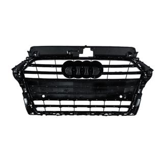 Frontgrill S-style (2016-2020, sort med krom) foto 4
