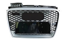 Audi A4 B7 2004–2008 Frontgrill RS-style V-1 (sort med krom) foto 1