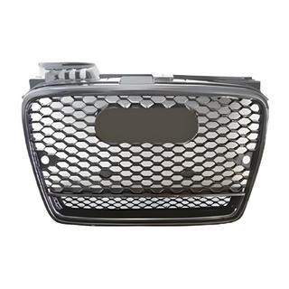 Frontgrill RS-style V-2 (sort med krom) Audi A4 B7 2004–2008
