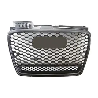 Frontgrill RS-style V-2 (sort med krom)