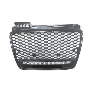 Frontgrill RS-style V-1 (uden logo, sort med krom) Audi A4 B7 2004–2008