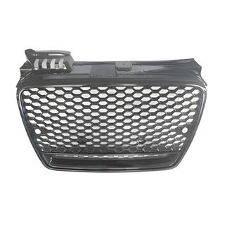 Frontgrill RS-style V-2 (uden logo, sort med krom) Audi A4 B7 2004–2008