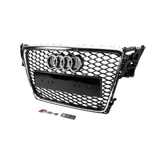RS-style V-2 frontgrill (2007-2011, sort med krom) foto 2