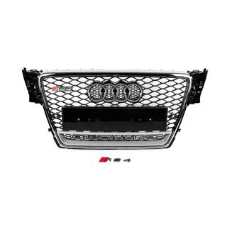 Frontgrill med Quattro-logo, RS-style (2007-2011, sort) foto 1