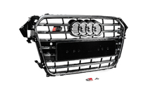 Audi A4 B8 2007–2015 Frontgrill S-style (2012-2015, sort med krom) foto 3