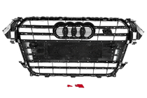 Audi A4 B8 2007–2015 Forreste sort S-style kølergrill (2012-2015) foto 4