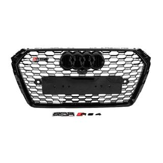 Forreste kølergrill i RS-stil med Quattro-logo (2015-2019, sort)