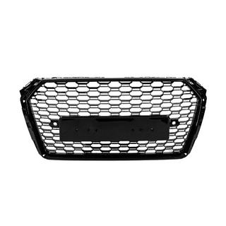 Frontgrill RS-style Quattro (uden logo, 2015-2019, sort) foto 1