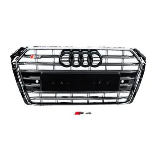 Frontgrill S-style (2015-2019, krom+sort)