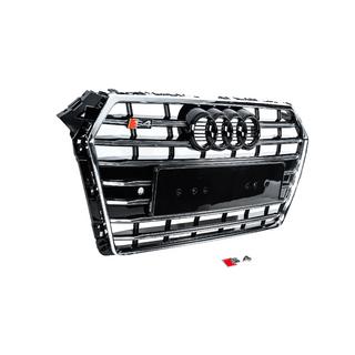 Frontgrill S-style (2015-2019, krom+sort) foto 3