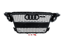 Audi A5 2007–2015 Frontgrill i RS-style (2007-2011, sort) foto 4