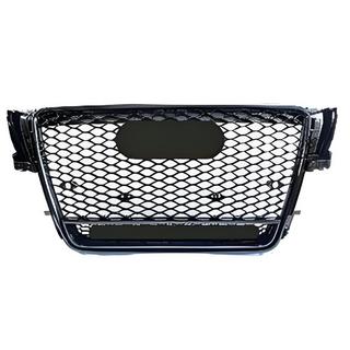Forreste RS-style kølergrill med Quattro-logo (2007-2011, sort)