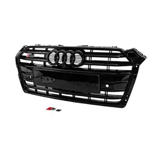 Frontgrill S-style (2016-2019, sort) foto 3