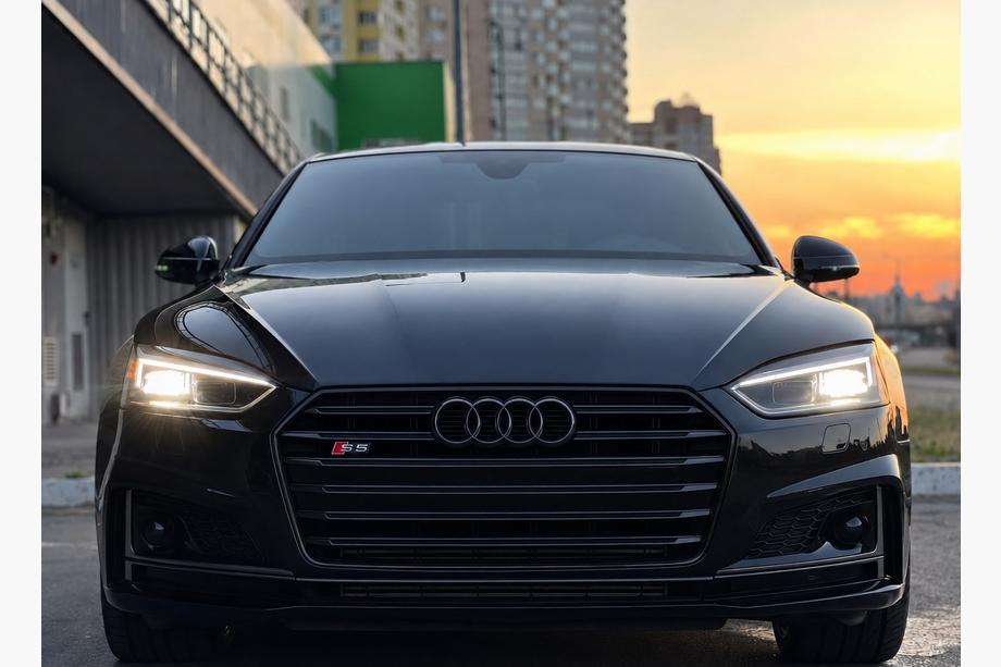 Audi A5 2016–2025 Frontgrill S-style (2016-2019, sort) Image