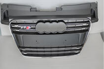 Audi TT 2006–2014 Frontgrill S-style (2008-2014, sort med krom) foto 1