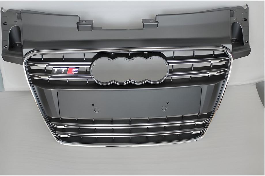 Audi TT 2006–2014 Frontgrill S-style (2008-2014, sort med krom) Image