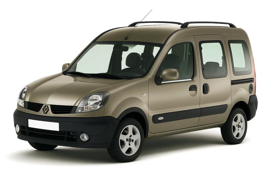 Renault Kangoo 1998–2008 Udvendige vindueslister (2 stk., rustfrit stål) Carmos - Tyrkisk stål Image