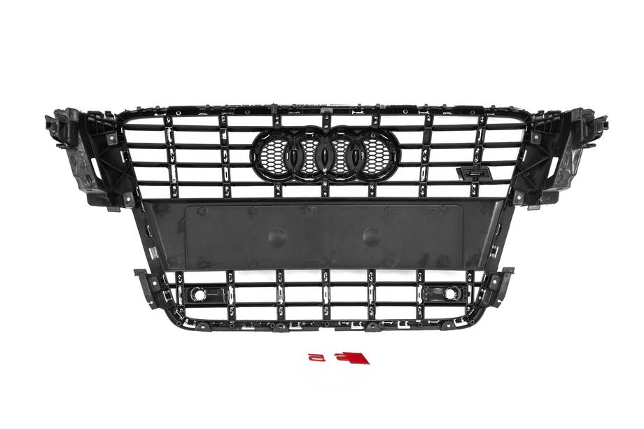 Audi A5 2007–2015 Frontgrill S-style (2007-2011, sort med krom) Foto 4