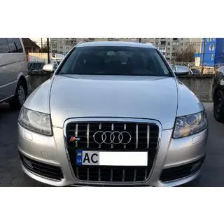 Frontgrill S-style (sort med krom) foto 1